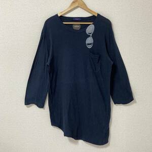 UNDERCOVER LANGUID期 復刻 捻れ 歪み サングラス 騙し絵 ロング カットソー 紺 2サイズ アンダーカバー ロンT Tシャツarchive 4010155