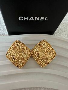 シャネル アクセサリー CHANEL メッキ CC ココマーク ひし形イヤリング