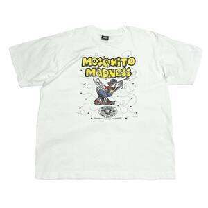 希少【ビンテージ 90s Mosquito Madness モスキート 蚊 スーパーマン パロディー Tシャツ シングルステッチ】USA アメリカ スパイダーマン