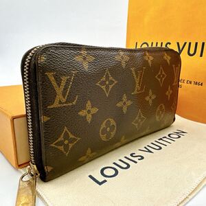 3814【美品】LOUIS VUITTON ルイヴィトン モノグラム ジッピーウォレット ラウンドファスナー 長財布 ウォレット M60017/CA4121