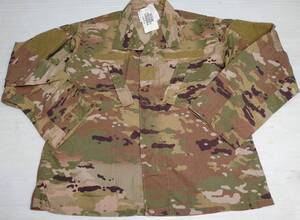 米陸軍 TEAM SOLDIER 2012 OCP スコーピオンW２迷彩 難燃防虫戦闘服 FR-ACUコート上着 Size M/S