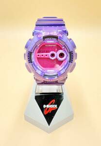 【未使用】 CASIO カシオ G-SHOCK Gショック GD-100SC クレイジーカラーズ パープル Crazy Colors ピンク 紫 希少