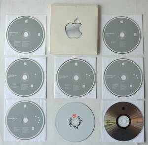 稀少！PowerMac G4 MDD OSX10.2.1/OS9.2.2単独起動モデル専用 レストア CD Full Set 