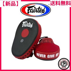 【新品】Fairtex フォーカスミット FMV13 レッドブラック