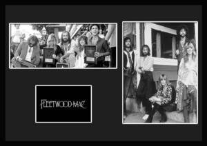 10種類!Fleetwood Mac/フリートウッド・マック/ROCK/ロックバンドグループ/証明書付きフレーム/BW/モノクロ/ディスプレイ (9-3W)