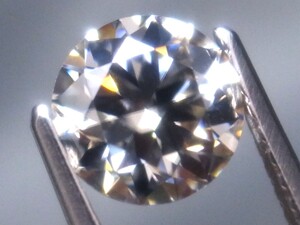 0.99ct a 新品・希少石・地球上で天然ダイアモンドの次に硬い石　モース硬度9.5 合成モアッサナイト