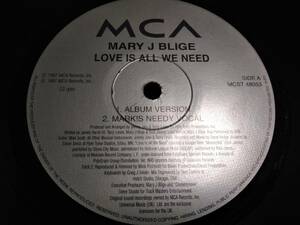 ■MARY J BLIGE / LOVE IS ALL WE NEED アナログ ※