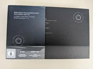 ベートーヴェン　交響曲全集　ラトル　ベルリン・フィル 5CD+Blu-ray Audio+2Blu-ray Disc