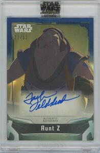 【TOVAH FELDSHUH as AUNT Z】2021 TOPPS Star Wars Signature Series Autographs Blue[20/50] /アント・ズィー役