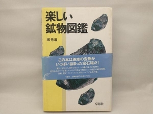 【傷みや汚れが目立ちます、帯はテープ留めされています】 楽しい鉱物図鑑 堀秀道