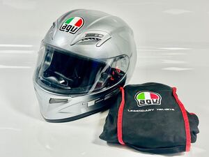 【中古品】AGV フルフェイスヘルメット バイク用品 T-2 XLサイズ 61-62 75/8-73/4 