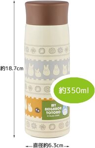 新品 送料無料 スケーター Skater マグボトル 保温 保冷 軽量 水筒 ステンレス 350ml ジブリ となりのトトロ 　ととろ