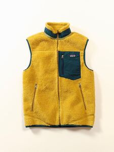 【S】Patagonia classic retro x vest パタゴニア レトロX フリース ベスト PRG プレーリーゴールド 23047