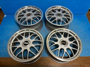 BBS WISER GR215 GR216 JAPAN 18インチ　8J/+38 9J/+45 PCD 114.3/5H 中古4本　鍛造　前後セット