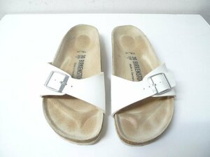 ◆BIRKENSTOCK ビルケンシュトック Madrid マドリッド サンダル 白 サイズ36　23cm前後