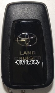 初期化済トヨタ純正 スマートキー3ボタンラウンドクルーザープラド基盤番号231451-3450 007-AH0215 14FAY 新品電池サービス⑪