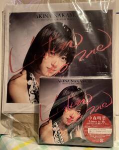 中森明菜 Listen to Me1991.7.27-28 幕張メッセ Live(2021年30周年リマスター)Deluxe Edition2CD+DVDアマゾン限定メガジャケ付未開封新品