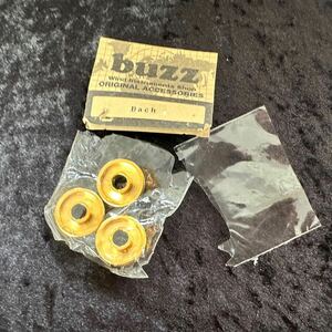 バズ buzz Bachトランペット用 トップキャップ 金メッキ仕上げ