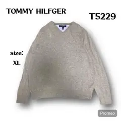 【即購入OK】TOMMY HILFGER ハイゲージコットンニット　サイズXL