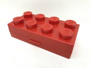 LEGO メガネケース 新品未使用品 眼鏡 サングラスケース 小物入れ レッド 赤 レゴ キッズ 可愛い 遊び心 色違いあり 長期保管品 (400