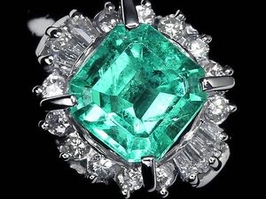 KR14266S初売り【1円～】新品仕上【RK宝石】≪Emerald≫ ジュエリーマキ 極上エメラルド 大粒1.18ct 極上ダイヤモンド Pt850 高級リング