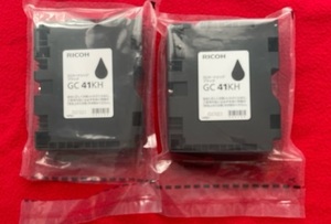  値下げ　リコー　◆　ＲＩＣＯＨ　SGカートリッジ ブラック GC41KH ×2個セット　7221021　ＸＣ13／新品、未使用