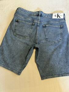 【1円スタート】カルバンクラインジーンズ CALVIN KLEIN JEANS大人気高級ジーンズ 短パン ハーフパンツ ショートパンツ 34インチ新品未使用