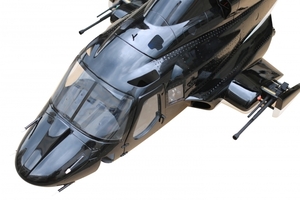 ☆スーパースケール6モデル☆Airwolf Super scaleが600登場☆ヘリ機体も含む仕様☆ARF☆コックピット一式とLEDシステムも付属