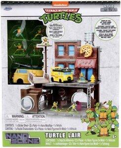 Jada Toys タートルズ ジオラマ ダイキャスト フィギュア プレイセット TMNT ミュータントタートルズ マイクロマシーン ミニチュア