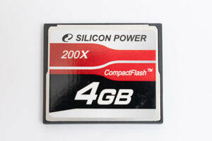 #130z SILICON POWER シリコンパワー CFカード 4GB コンパクトフラッシュ