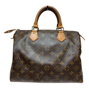 ◎◎ LOUIS VUITTON ルイヴィトン モノグラム スピーディ30 ボストンバッグ 鍵付 M41526 ブラウン 傷や汚れあり