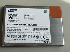 SAMSUNG SSD 128GB【動作確認済み】3043　