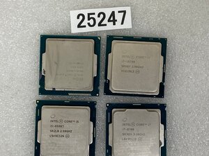 CPU まとめて4個 SR3QS Intel Core i7-8700 SRH6YIntel Core i7-10700 i7-4770 i5-6500T まとめて合計4個