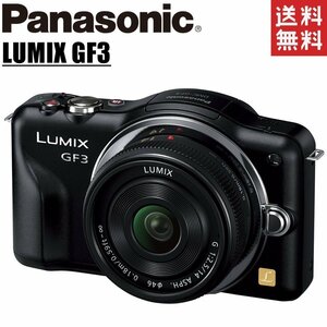 パナソニック Panasonic LUMIX GF3 レンズキット ブラック ミラーレス一眼レフ カメラ 中古