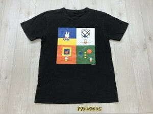 graniph グラニフ レディース ミッフィープリント 半袖Tシャツ S 黒