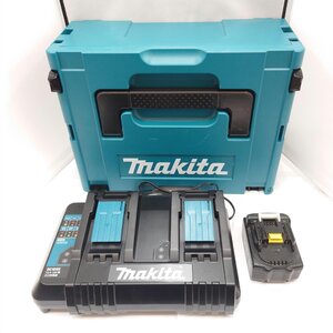 1円【一般中古】Makita マキタ/2口充電器＋バッテリーセット/DC18SH/BL1830/09