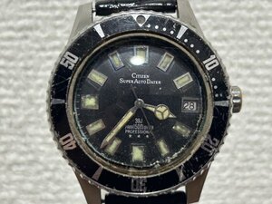 希少 CITIZEN シチズン Super Auto Dater スーパーオートデーター ダイバー メンズ腕時計 自動巻 AUTOMATIC 39J 150m 39石 professional