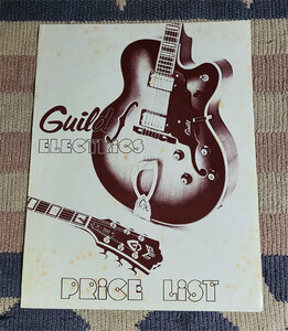 カタログ　Guild　Electrics　Price List　ギルド　価格表　1979年　昭和54年　貴重