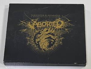 M6731◆ABORTED◆SLAUGHTER & APPARATUS: A METHODICAL OVERTURE(1CD)輸入盤ベルギー産デスメタル