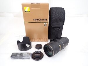 【良品】 Nikon ニコン AF-S NIKKOR 70-200mm F2.8G ED VR II レンズ ケース/説明書/元箱付 ∴ 70DB1-2