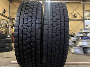 ◆ST05◆275/80R22.5 151/148J　BS M888　大型トラック用ミックスタイヤ　約13ｍｍ　2021-2022年製　2本セット