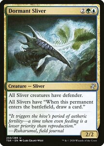 MTG ■金/英語版■ 《休眠スリヴァー/Dormant Sliver》時のらせんリマスタ－ TSR