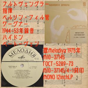 露Melodiya M10-37145／フルトヴェングラー／ハイドン／ソ連盤LP/送料全国一律880円追跡付/同梱2枚目以降無料【盤洗浄済】試聴可♪