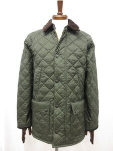 極美品【Barbour　バブアー】232MQU1586 BEDALE ビデイル 中綿入りキルティングブルゾン (メンズ) size36 カーキ系 ◯17MB4146◯