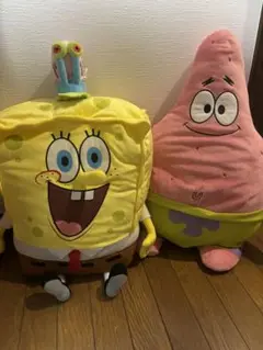 【PLAZA限定】スポンジボブ　spongebob ぬいぐるみ　ブランケット