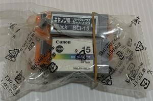 即決 送料120円 キャノン インク BCI-15 Black Color 2個。