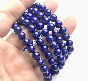 ラピスラズリ lapis lazuli 天然石パワーストーンブレスレット 8mm玉 ＡＡＡＡ