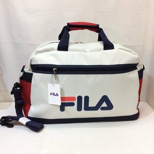 未使用☆FILA フィラ ショルダー付きボストンバッグ ホワイト