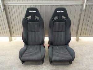 ☆穴・破れ無し!!☆ アルトワークス HA36S 純正 RECARO レカロ ドライバーシート アシスタントシート 運転席 助手席 セミバケ/8612三C107