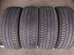 P2423　送料無料 4本SET価格! バリ溝 スタッドレス 225/60R17 ブリヂストン BLIZZAK DM-V3 DMV3 225/60/17 225/60-17 エアーチェック済